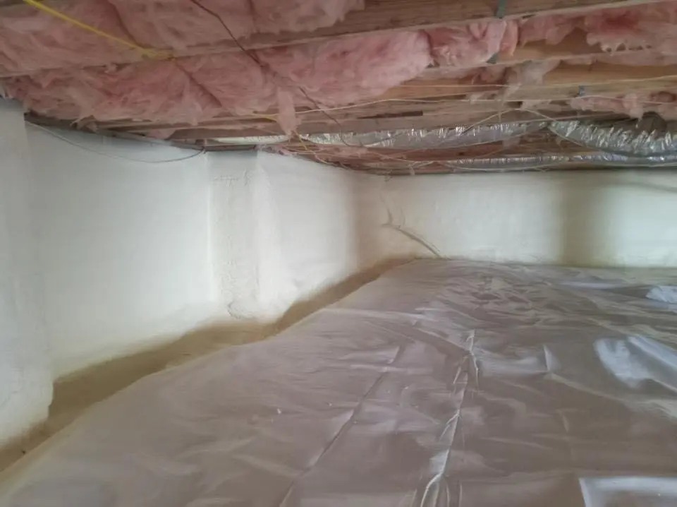 Crawl space encapsulation with closed-cell spray foam for Roof Maintenance in Santa Fe